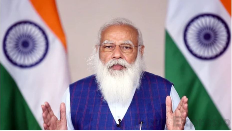 Narendre modi addressing the nation