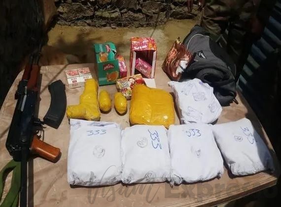 Jammu And Kashmir police recover arms and drugs