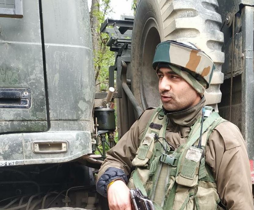 Encounter started at Chimmer area of Kulgam Jammu and Kashmir