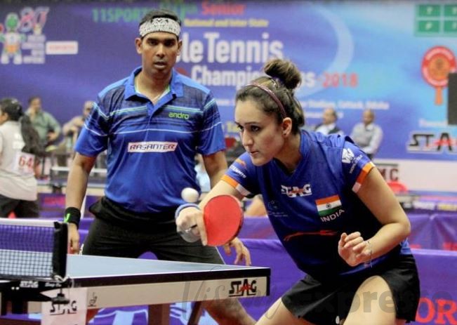 Sports  Olympics Achanta Sharath Kamal and Manika Batra