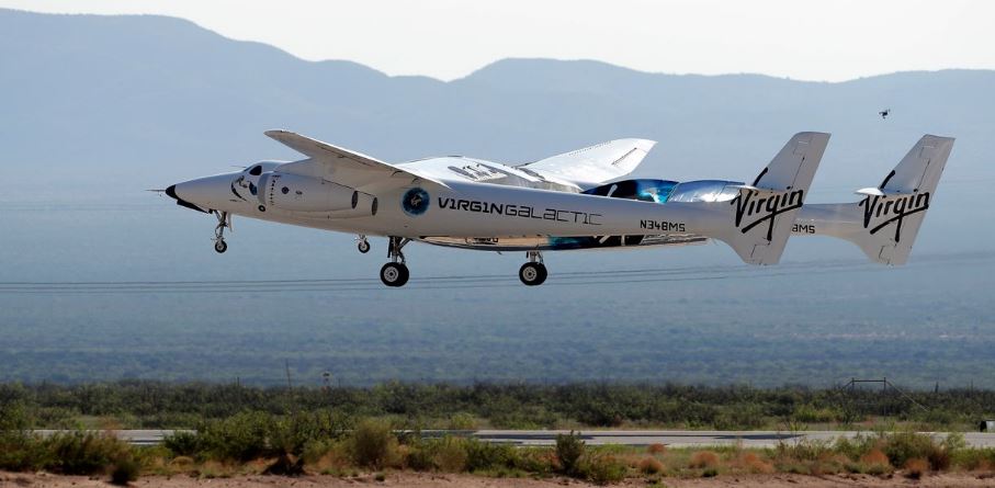 Richard Branson takes off first in space tourism race  Virgin Galactic