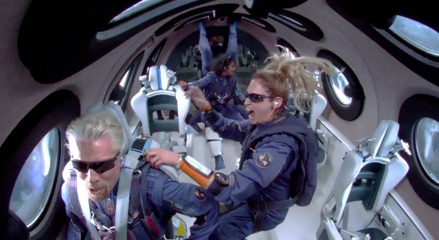Richard Branson takes off first in space tourism race  Virgin Galactic