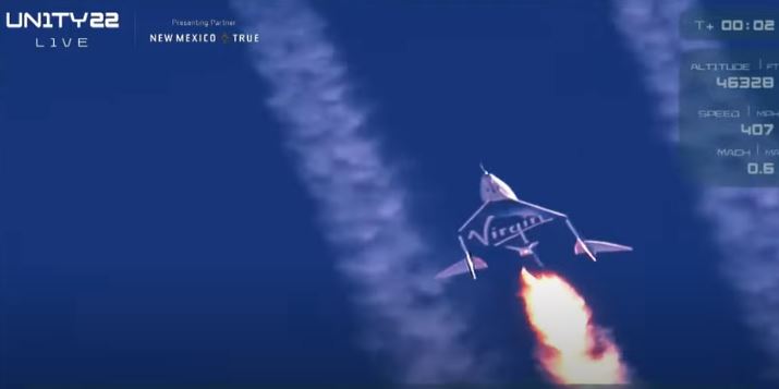 Richard Branson takes off first in space tourism race  Virgin Galactic