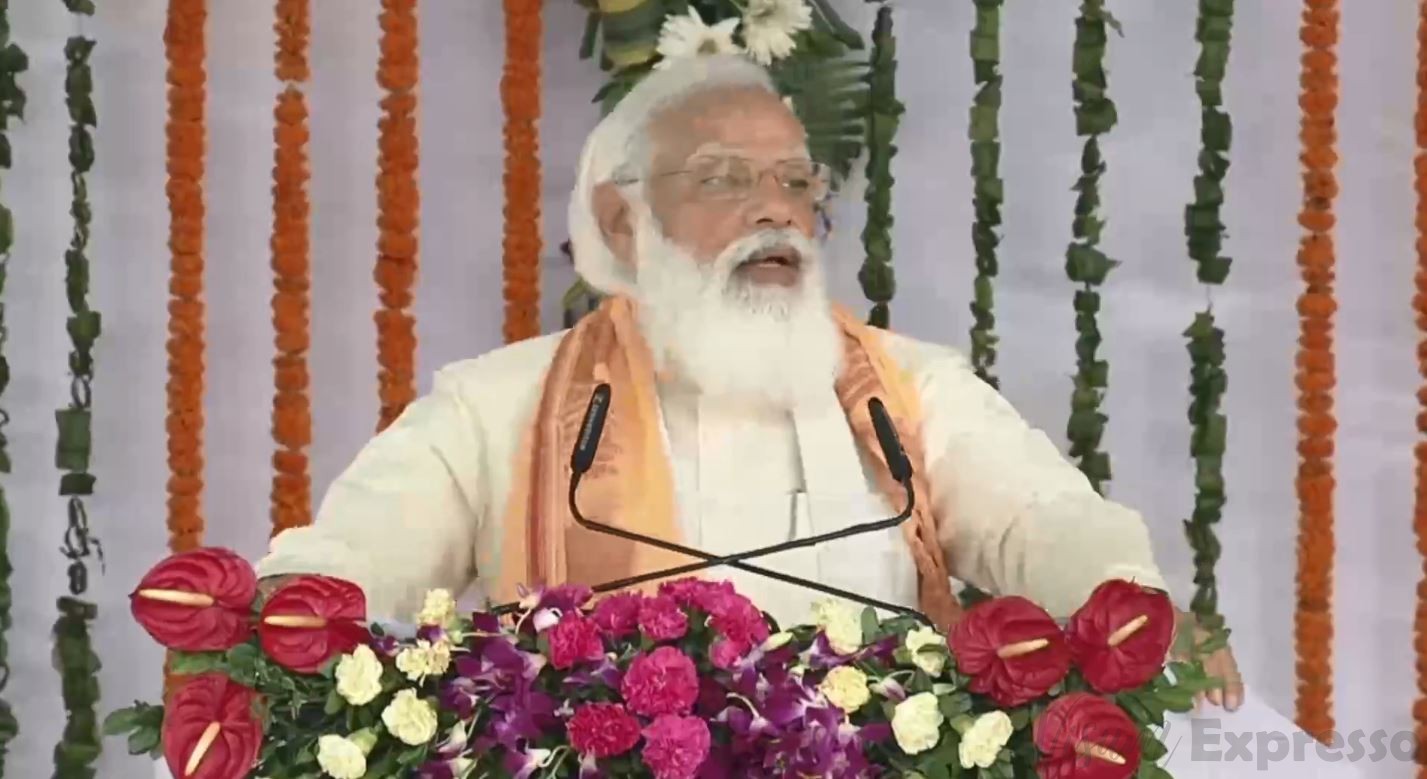 Narendra Modi Inaugurating development projects in Kashi worth Rs 1,500 Cr