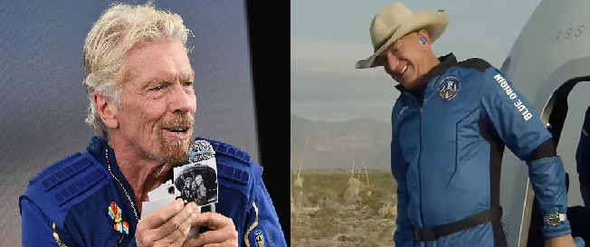 Jeff Bezos's Blue Origin Vs Virgin Galactic Richard Branson