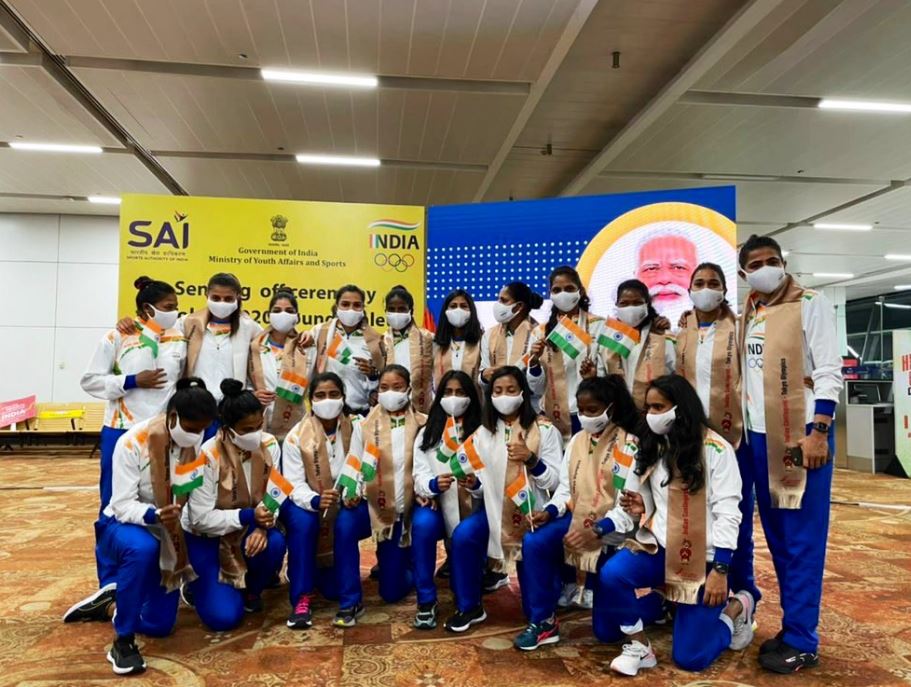 Sports  olympics indian Women's Hockey team