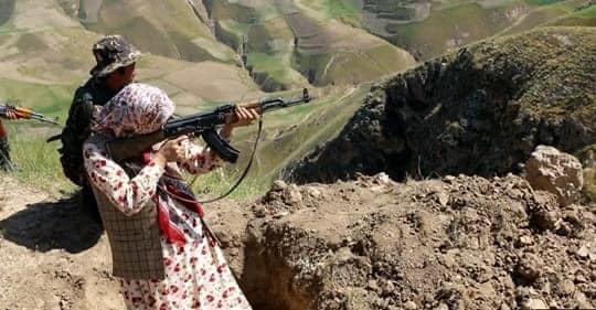 salima mazari who took up arms to fight Taliban