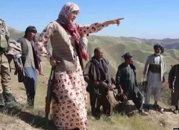salima mazari who took up arms to fight Taliban