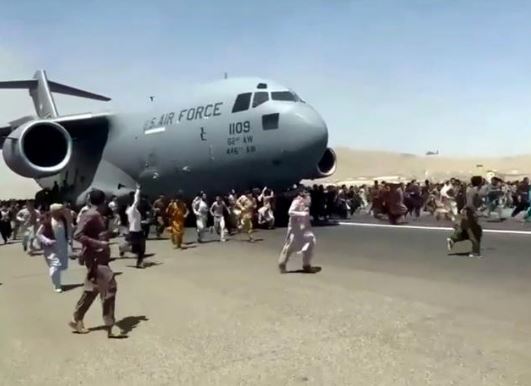 US Airforce Flight Afghanistan Kabul