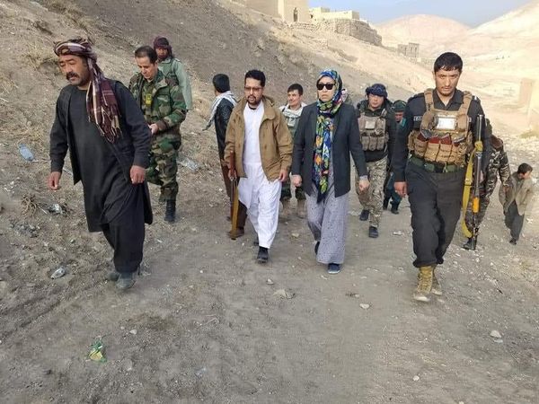 salima mazari who took up arms to fight Taliban