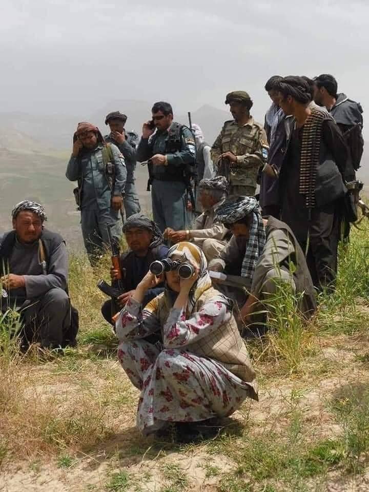 salima mazari who took up arms to fight Taliban