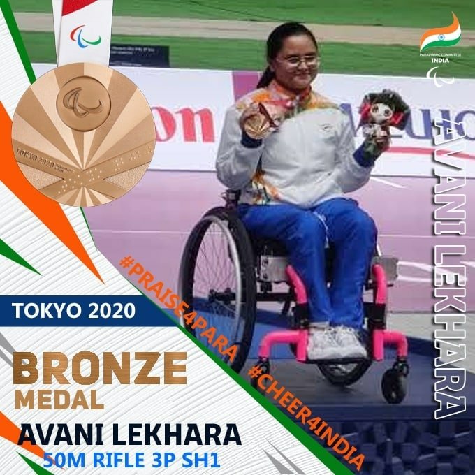 Avani Lekhara Tokyo Paralympics 2020