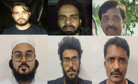 Pakistan organized terror module 6 people arrested