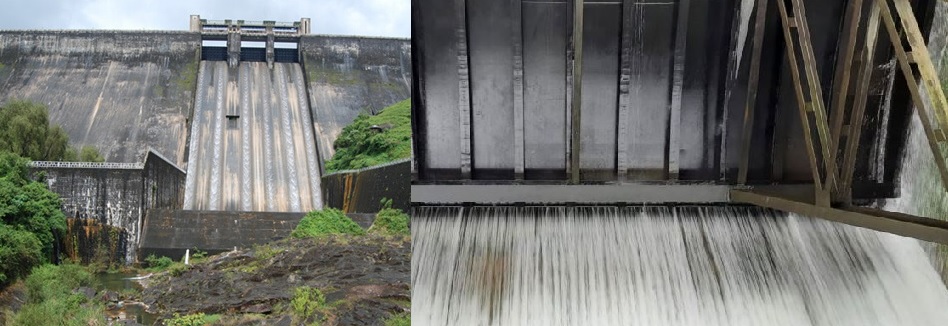 Sholayar Dam and Sholayar Dam Shutter Opens