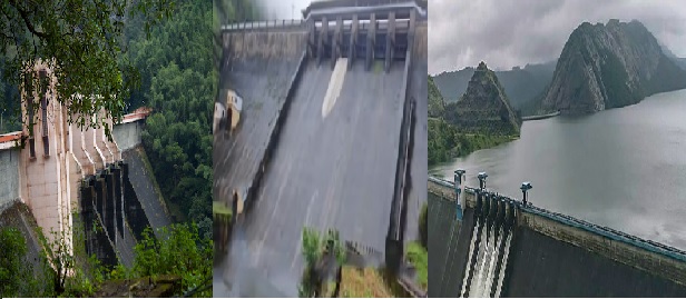 Idamalayar Dam, Pampa Dam, Idukki dam