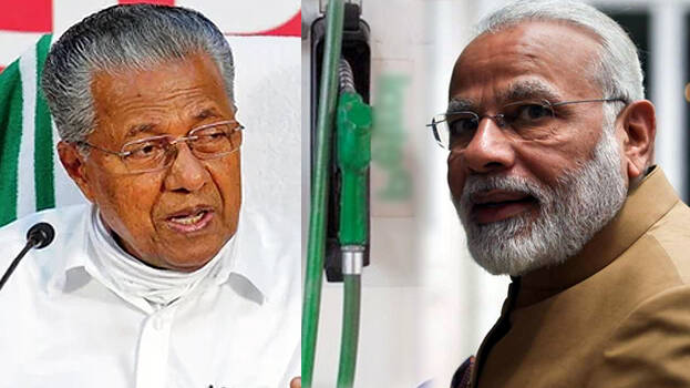 Pinarayi Vijayan and Naredra Modi