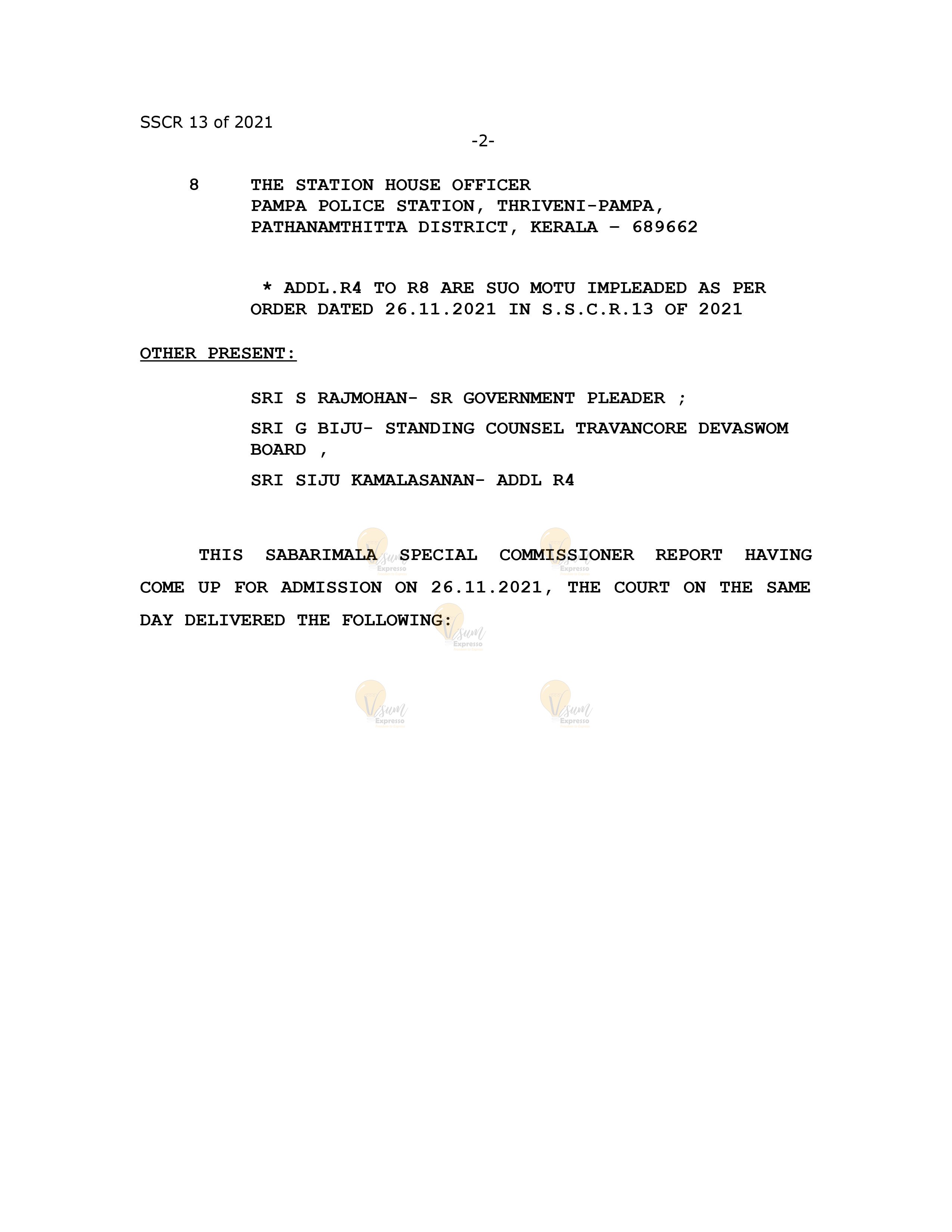 Sabarimala Verdict 26-11-2021 Page  2