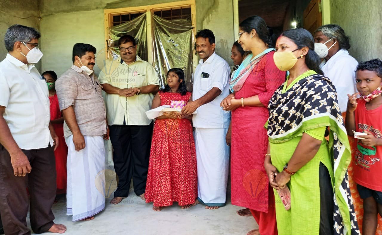 Picture / Ramamangalam High School Disability Week Celebration is inaugurated by Grama Panchayat President EP George at Nandana K Dileep's Residence