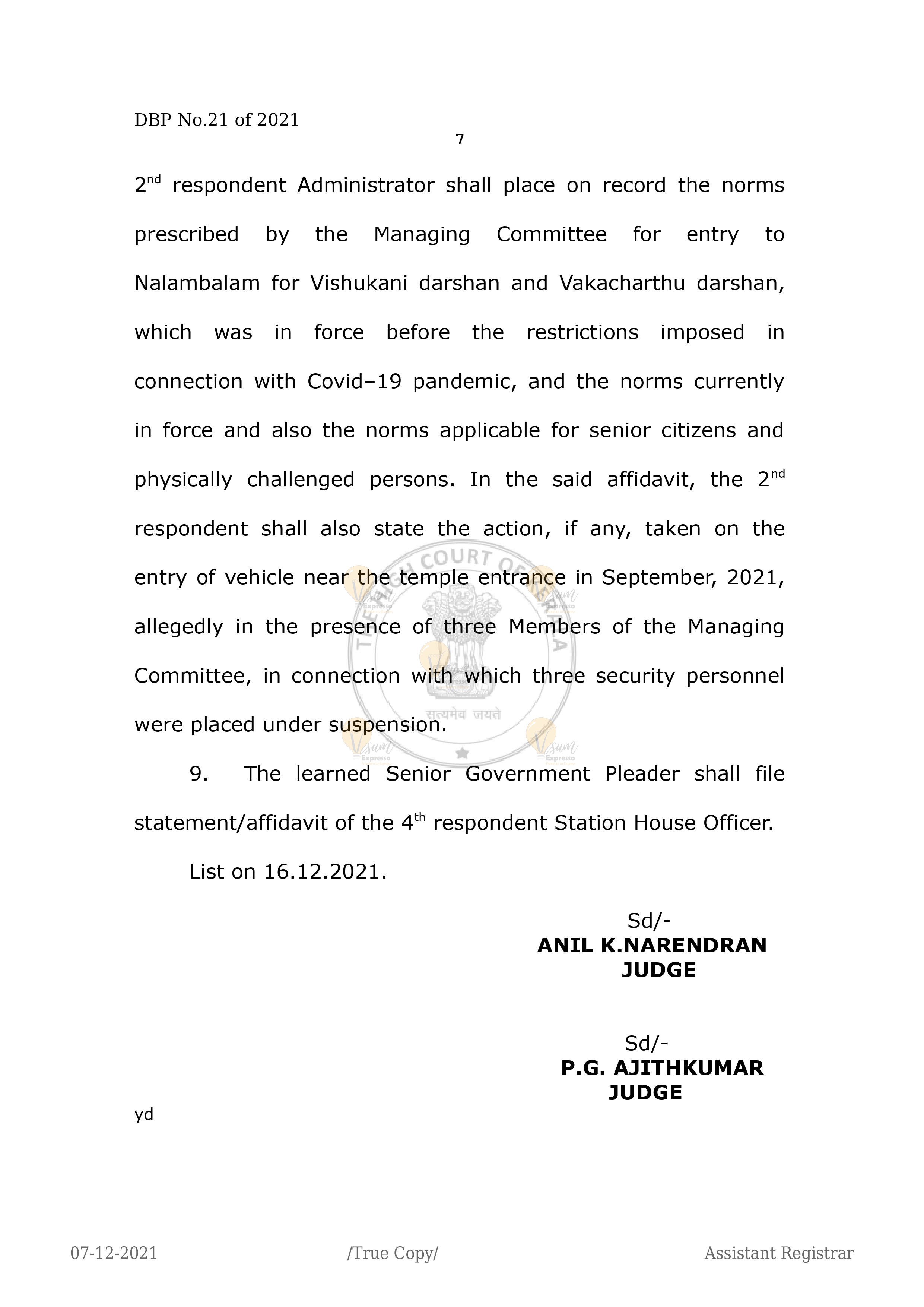 Guruvayoor high court order 08-12-2021 Page 9