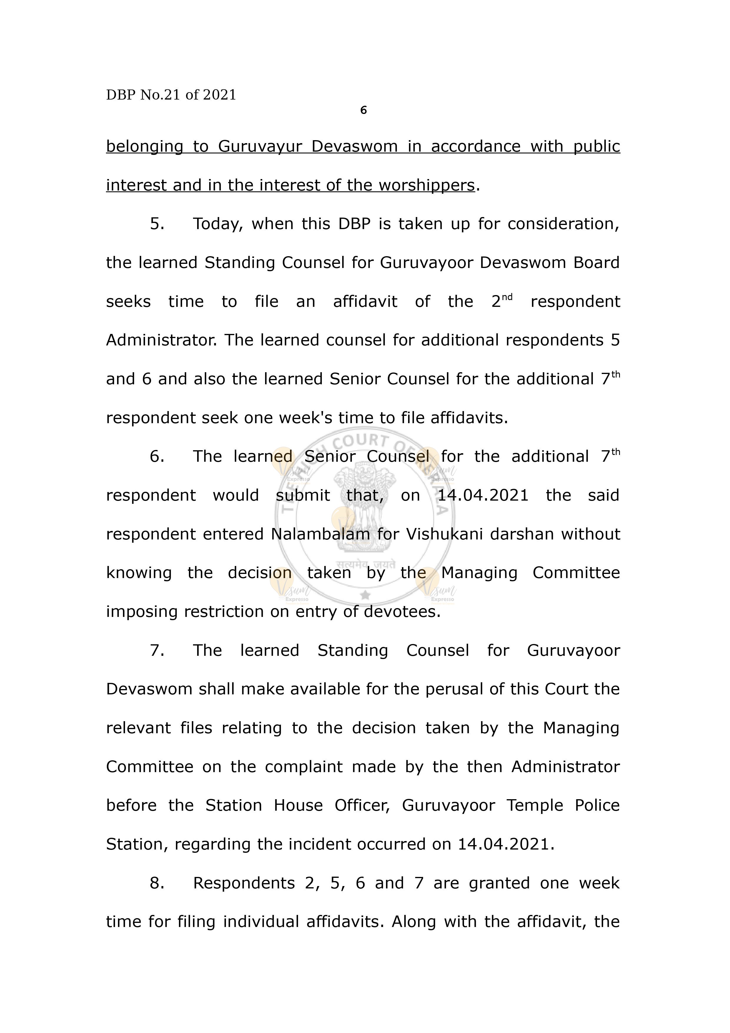 Guruvayoor high court order 08-12-2021 Page 8