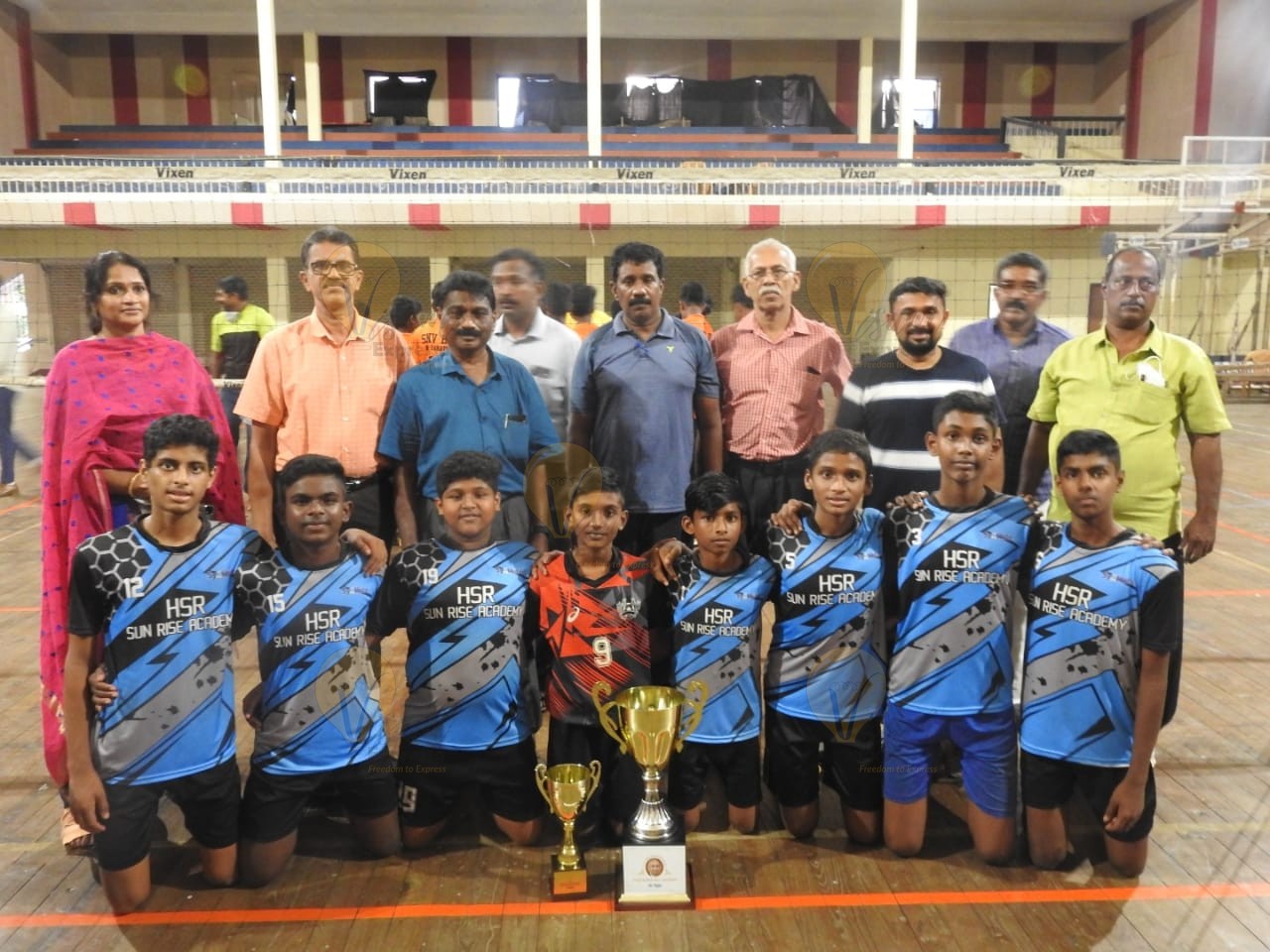 District Mini Volleyball Tournament Champions Ramamangalam High School Volleyball Team