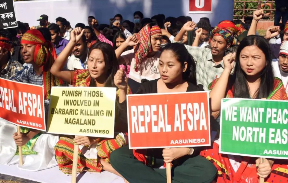 Protest for Repeal AFSPA in NAGALAND