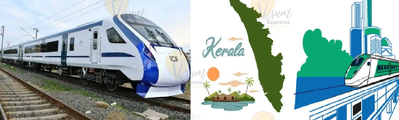 Indian Railway Speed train , Kerala Map , K Rail