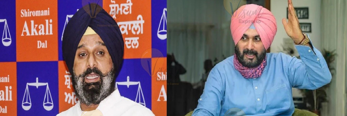 Bikram Singh Majithia ,  Navjot Singh Sidhu