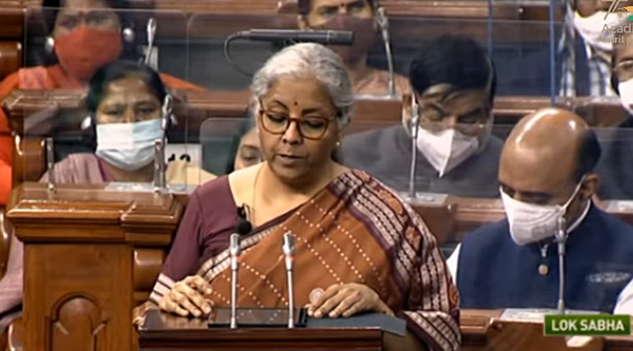 Union Finance Minister Nirmala Sitharaman presents the Budget on Tuesday