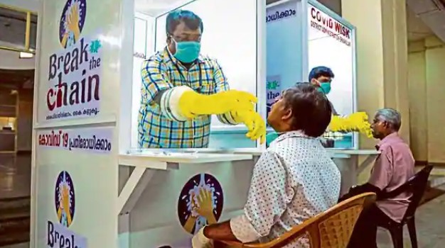 Covid testing in Kerala