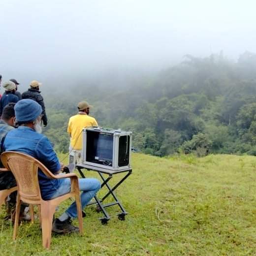 Priyanandanan at Film dhabari kyuruvi's Location
