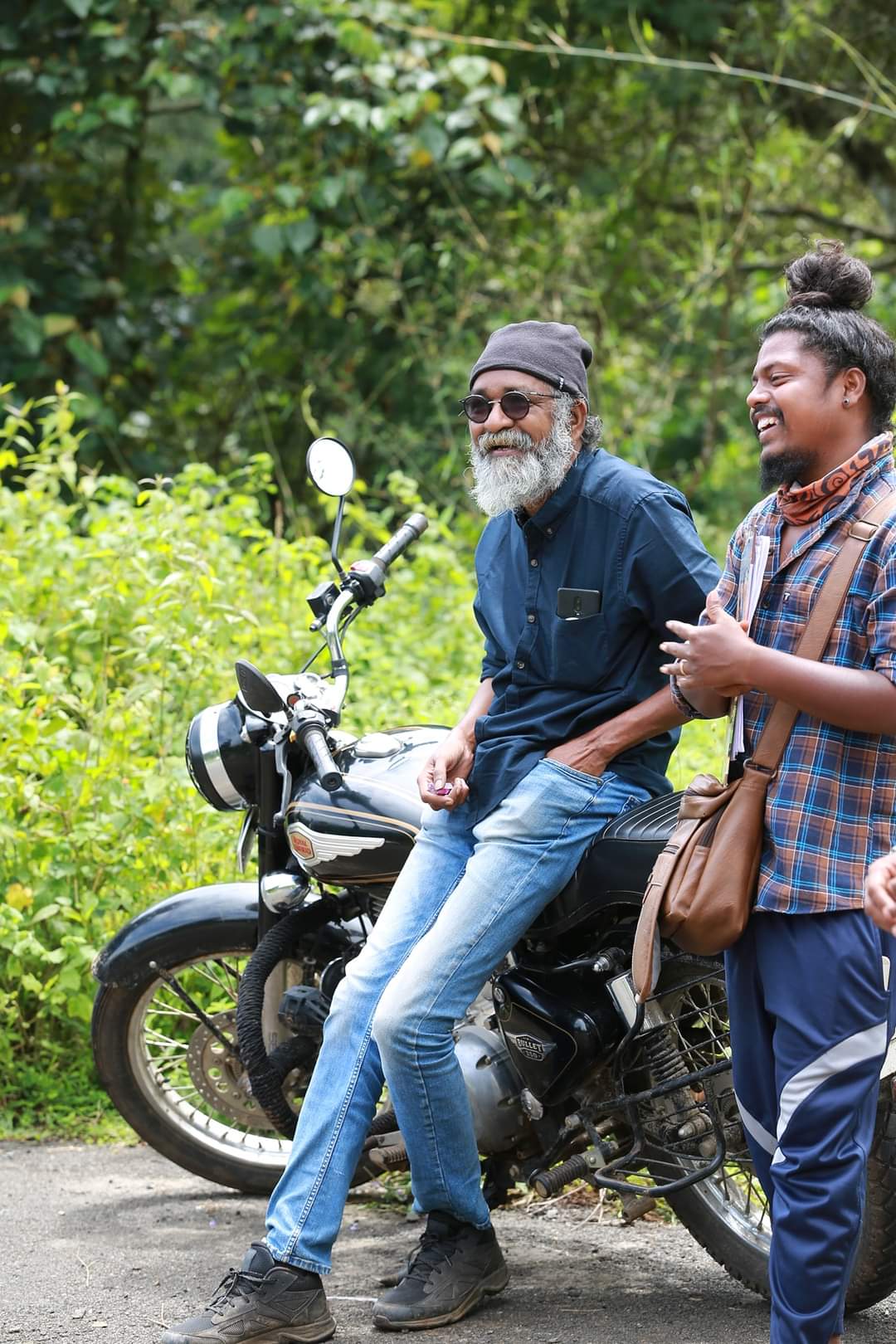 Priyanandanan at Film dhabari kyuruvi's Location
