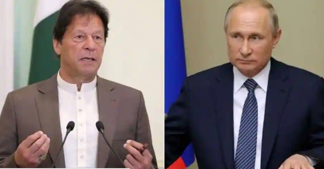 Pakistan Prime Minister Imran Khan and Russian President Vladimir Putin meet in Moscow