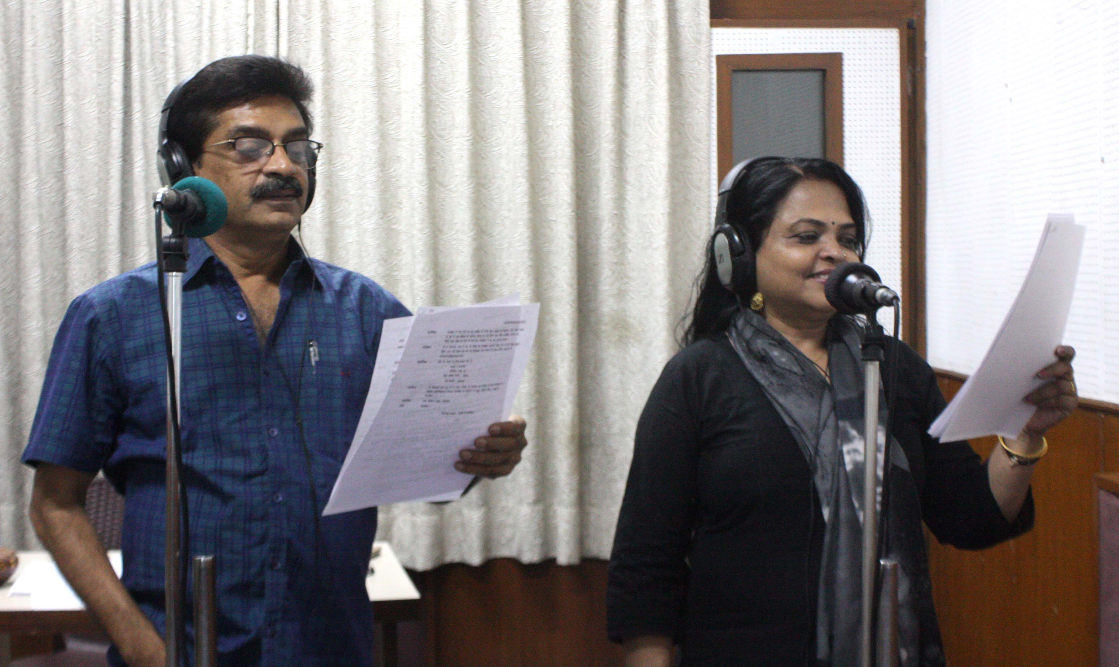 Vijayan & Latha at Studio