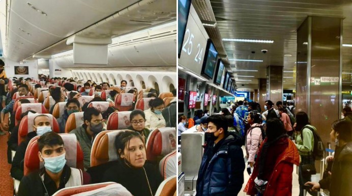 Fifth flight from Ukraine to India