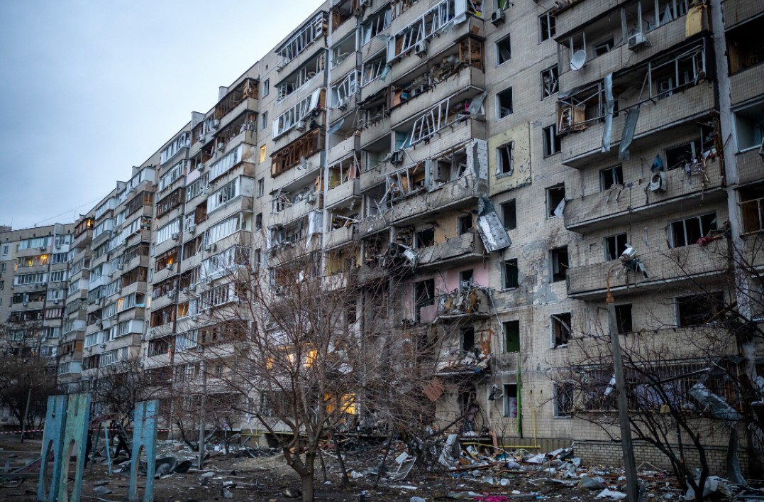 Russia started Bomb attack in Ukraine Civilian Areas