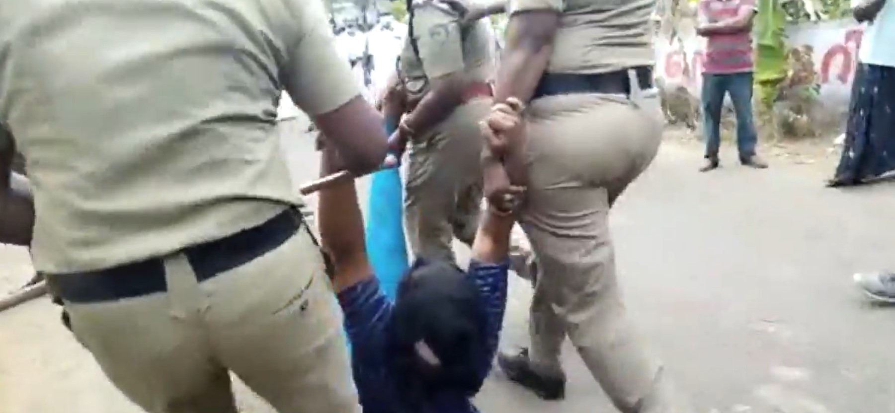 Protest against k rail in kottayam changanasseri Madappalli