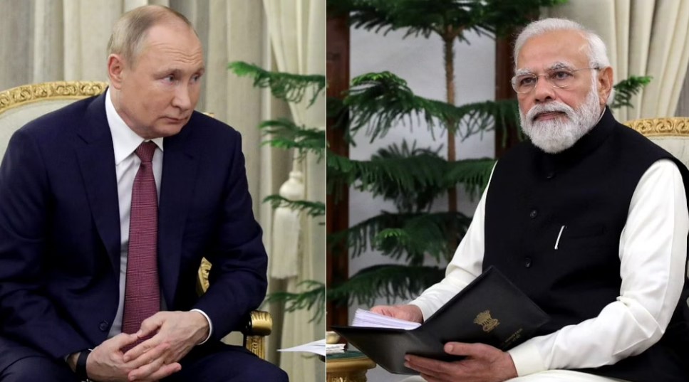 Russian President Vladimir Putin , Prime Minister Narendra Modi