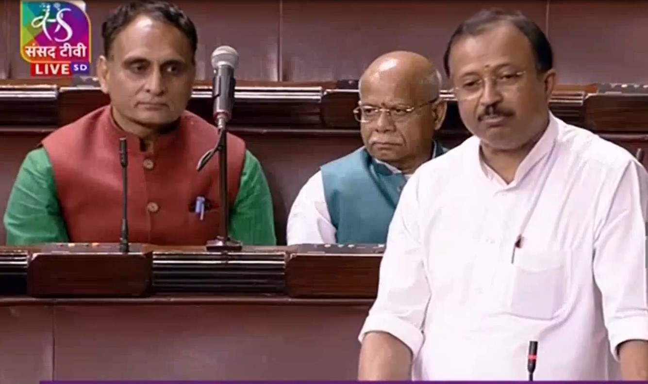 V Muraleedharan In Rajyasabha