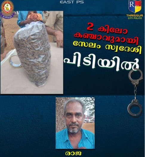 Raja arrested with  cannabis