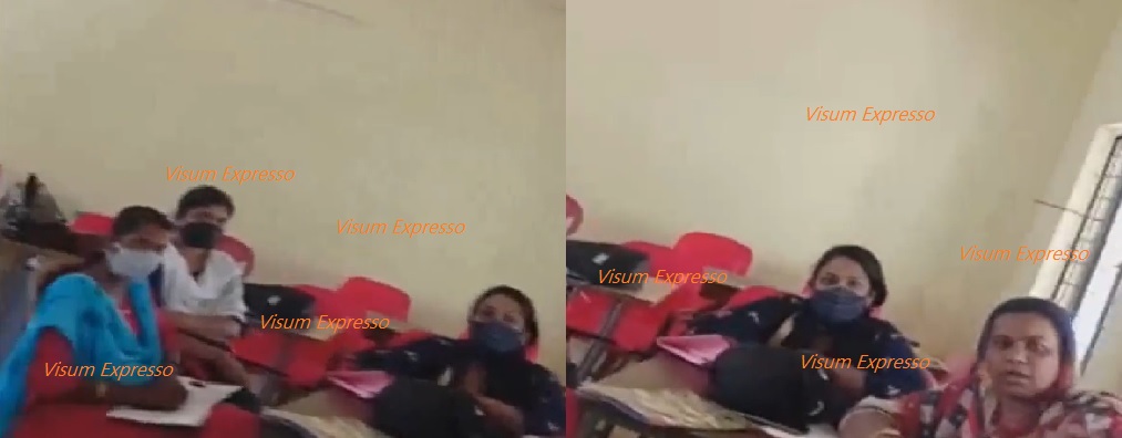 Protesters locked Teachers inside class room at Chithara kollam