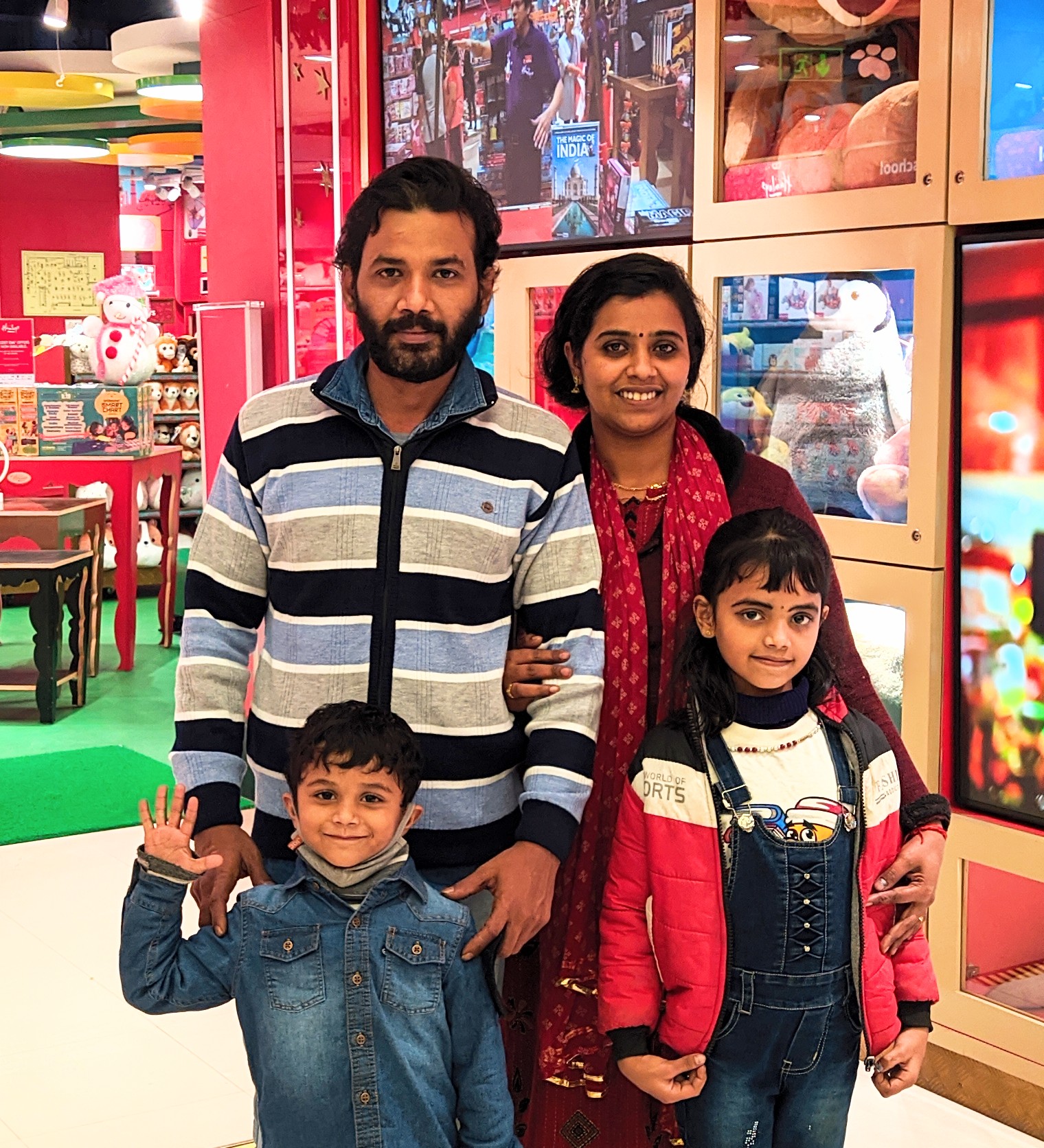 Manikandan With Family