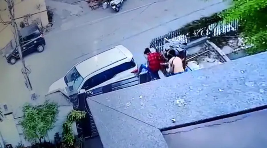 Ram kishore agarwal murder case  accused caught on CCTV