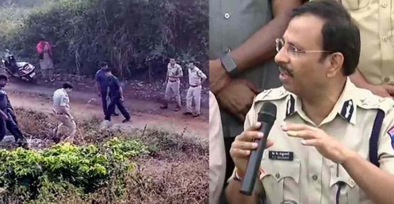 Sajjanar in front of  Press Meet