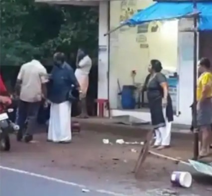 The shop vandalized under the leadership of the CPI branch secretary