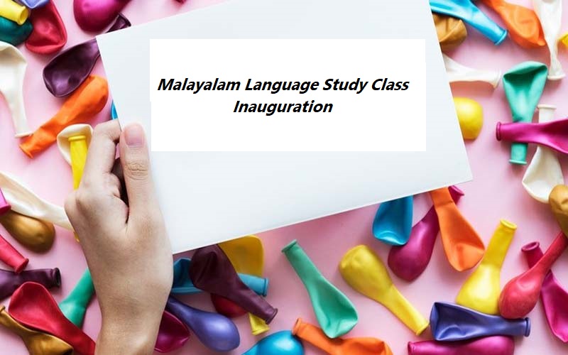 Malayalam Language Study Class Inauguration