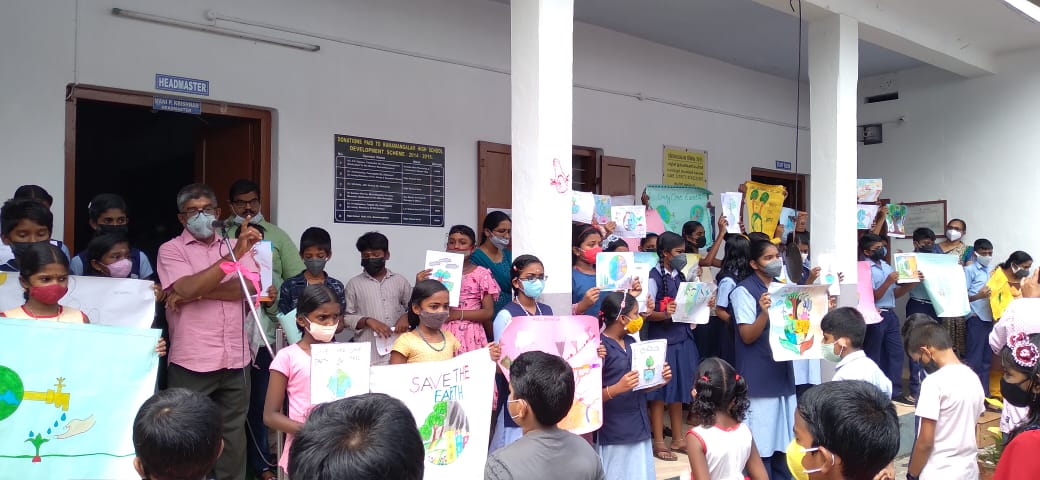 Ramamangalam High School on World Environment Day