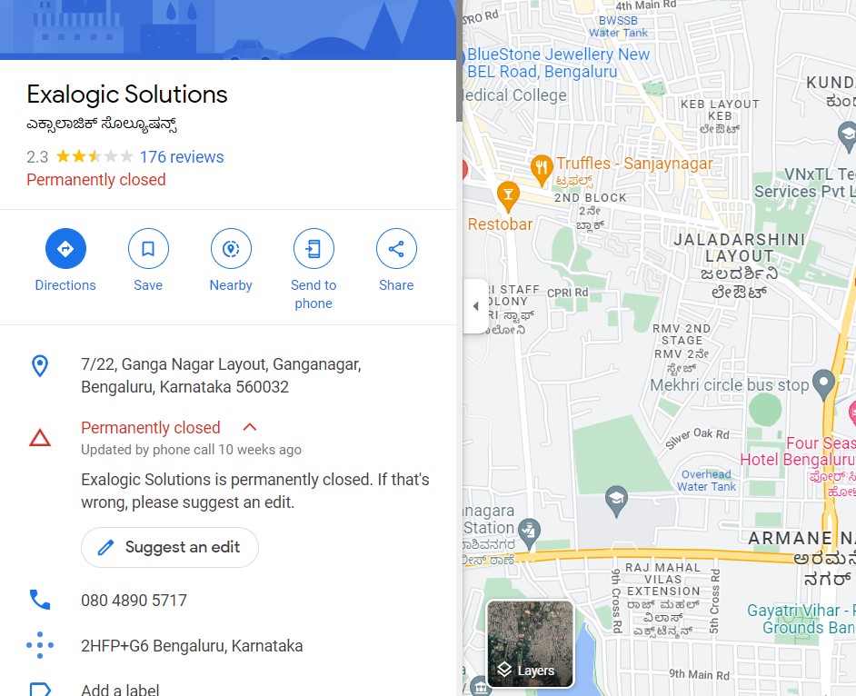 Exalogic Solutions Veena Riyas -VEENA THAIKKANDIYIL google company profile