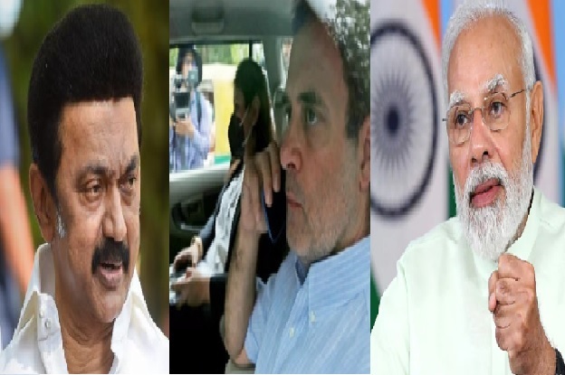 M K Stalin , Rahul Gandhi  , Narendra Modi