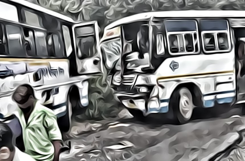 Buses collide Symbolic Image